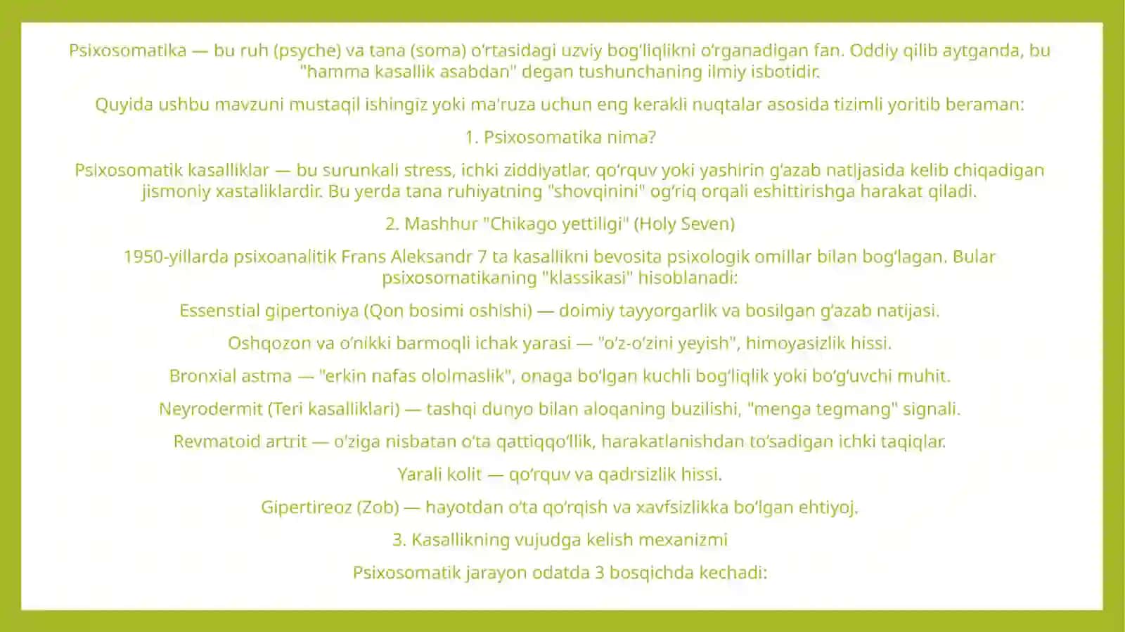 Psixosomatikkasalliklarbilankasallanganbemorlarningpsixologikximoyamexanizmlari 3