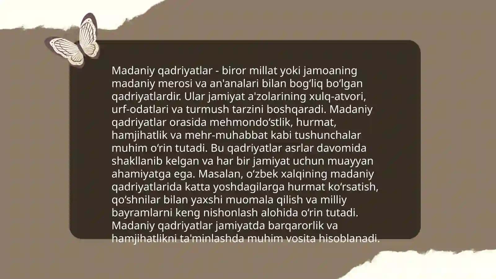 Madaniy qadriyatlar va ularning so'zlashuvda Ifodalanishi 3