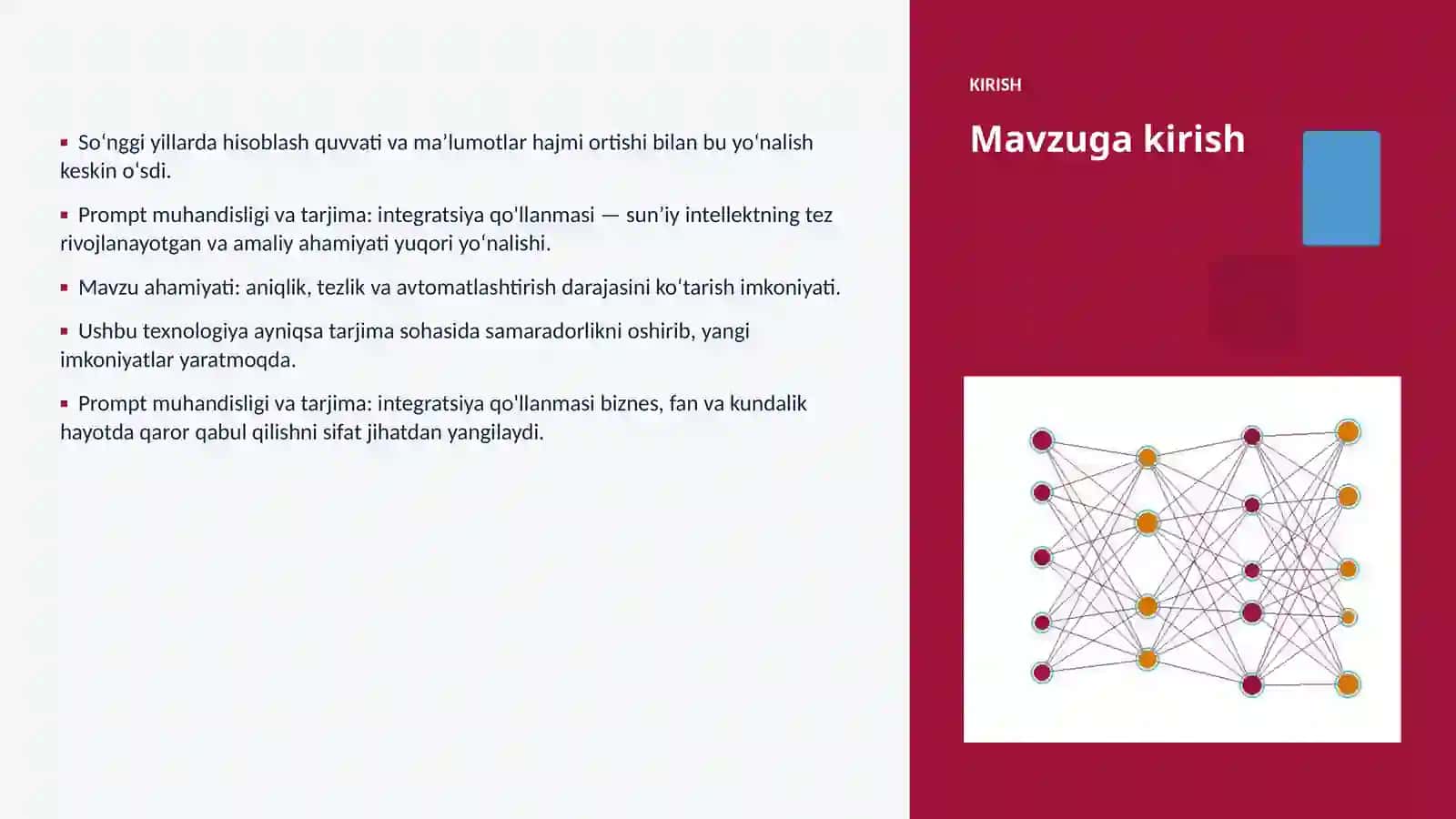 Prompt muhandisligi va tarjima: integratsiya qo'llanmasi 3