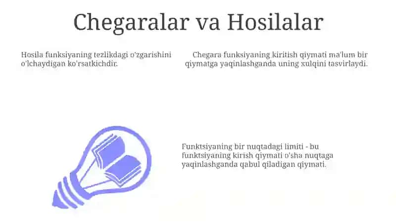 Funktioniyalar limitlari 3
