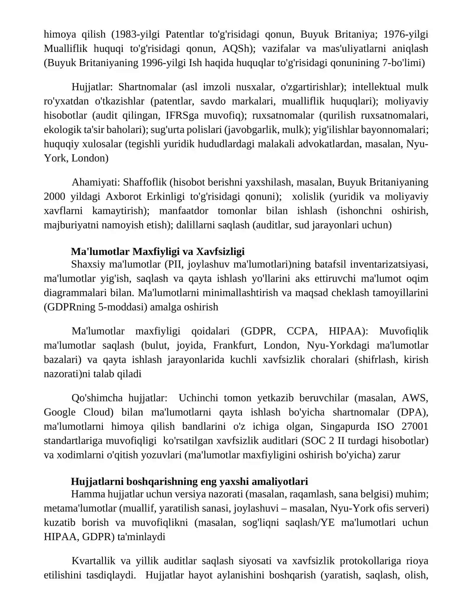 Ish hujjatlari va ularga qo‘yiladigan talablar 3