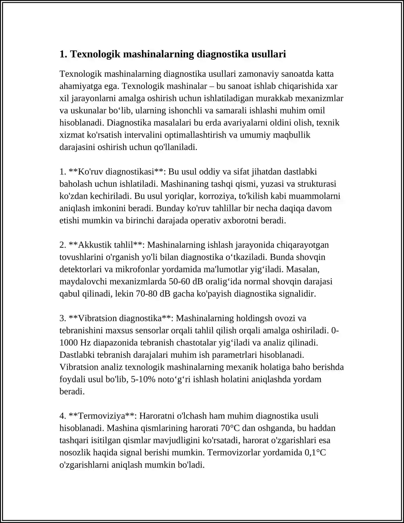 TEXNALOGIK MASHINALARNI TAMIRLASH 3