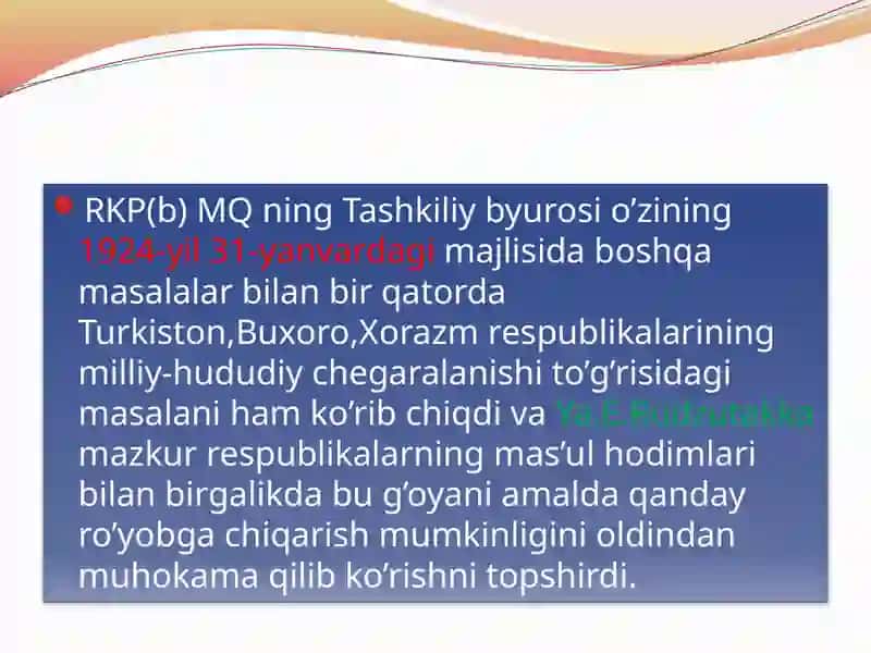 O’rta Osiyoxalqlarining milliy hududiy chegaralanishi 3