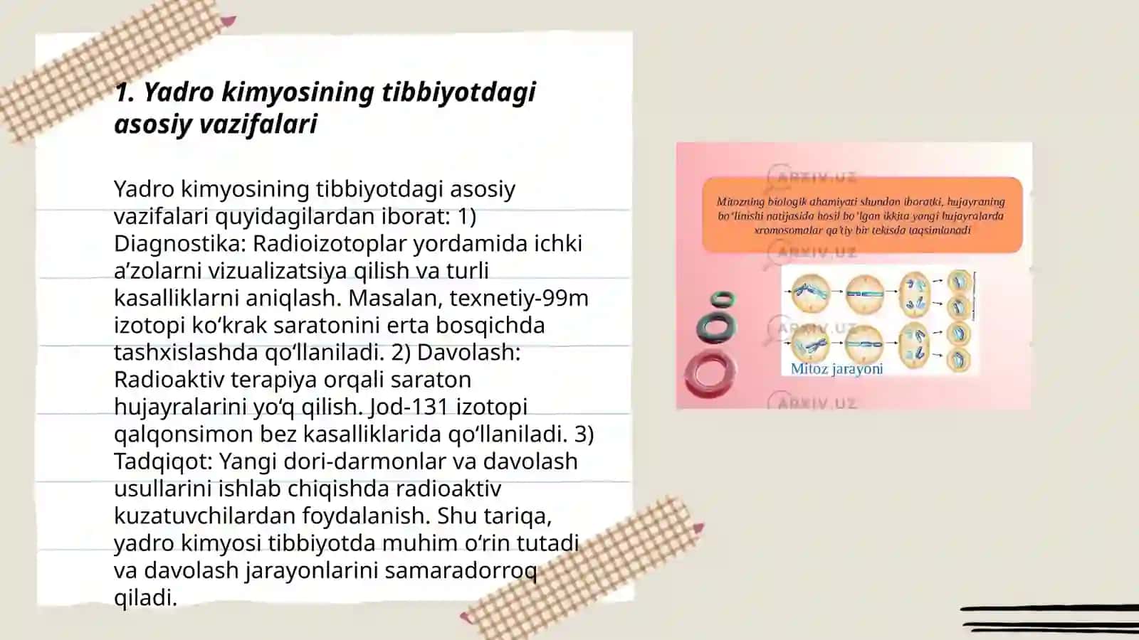 Yadro kimyosining tibbiyotdagi oʻrni 3