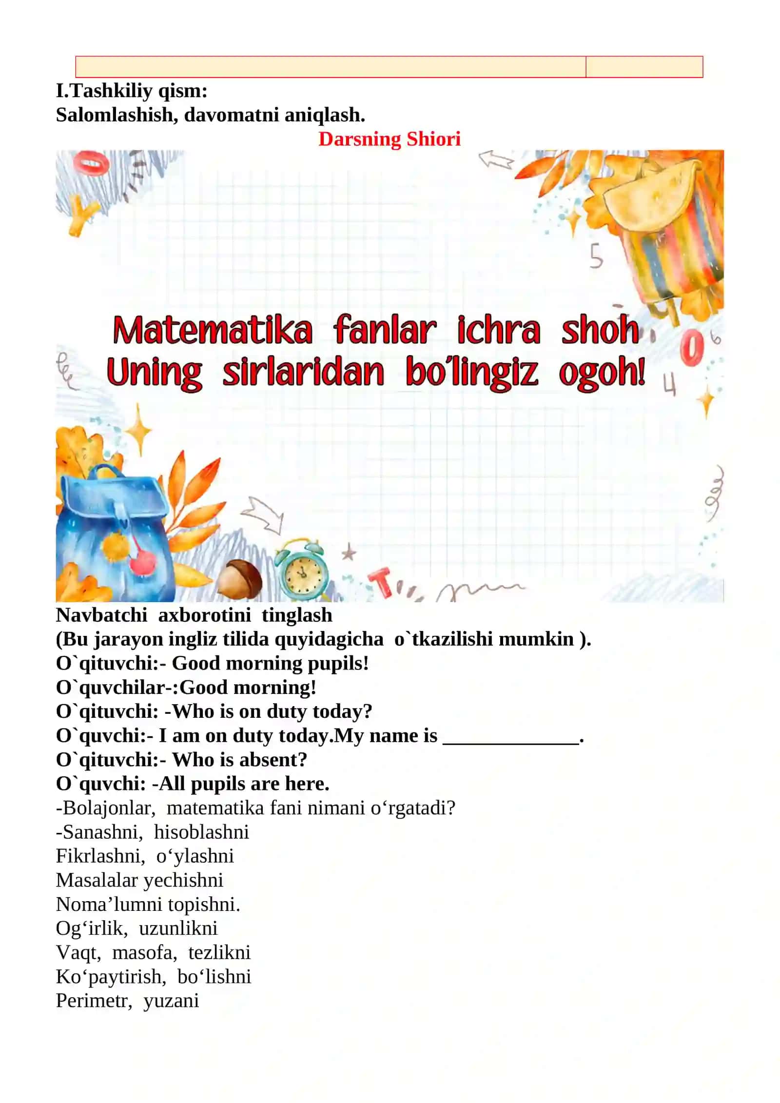 Sonni 8 ga bo‘lish mavzusida 2-sinf matematika fanidan dars ishlanmasi 3
