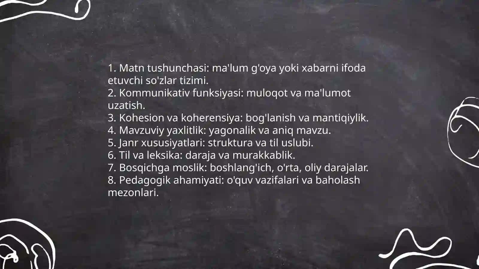 Ta'lim bosqichlarida matn va uning turlarini o'rgatish 3