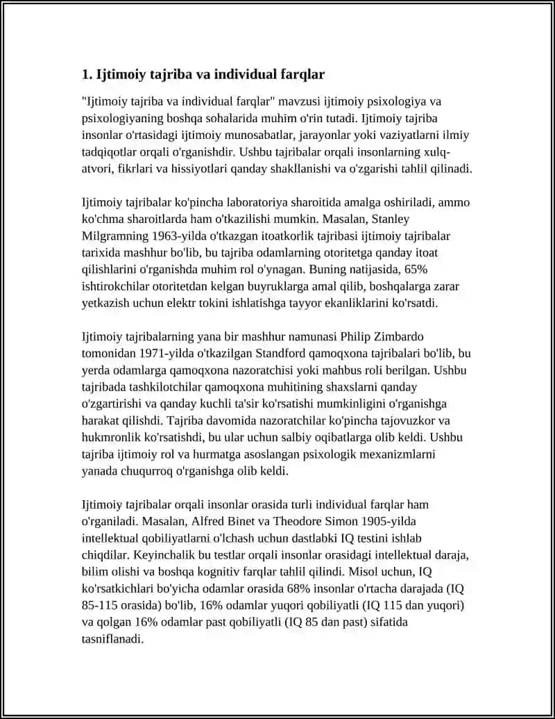 DIFFERENSIAL PSIXOLOGIYADA IJTIMOIY IQTISODIY FAKTLAR 3