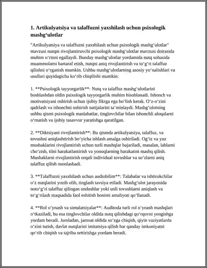 NUTQNI RIVOJLANTIRUVCHI PSIXOLOGIK MASHG‘ULOTLAR 3