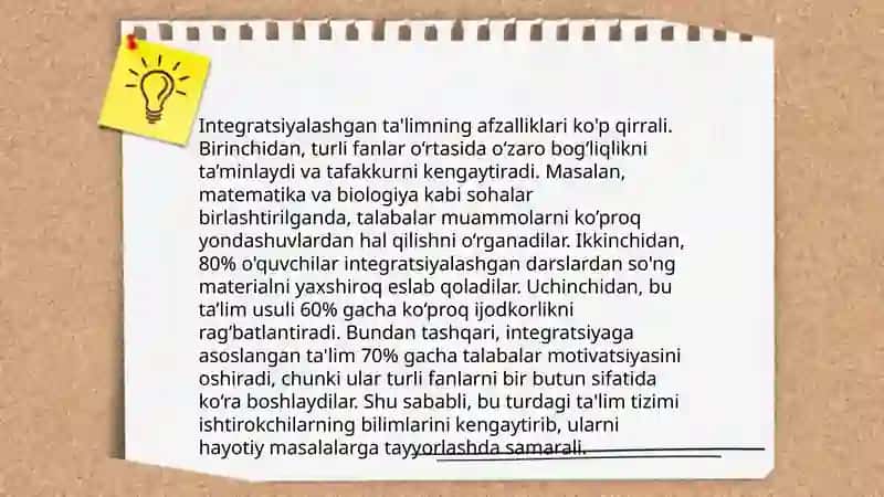 Integratsiyalashgan Ta'lim 3