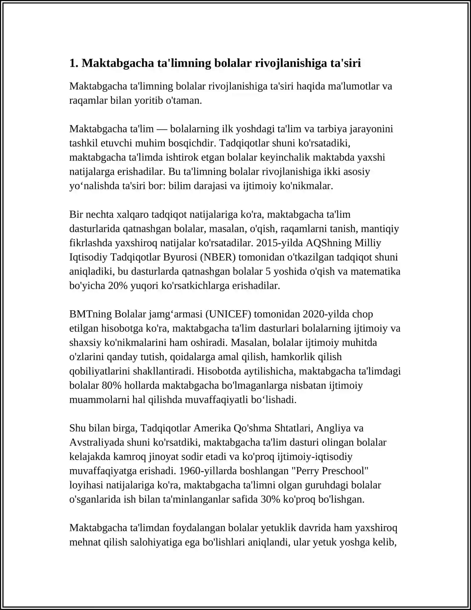 MAKTABGACHA TA'LIMNING JAMIYATDA TUTGAN O'RNI 3