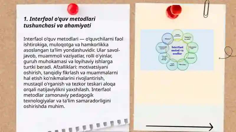 Interfaol metodlar va vositalari 3