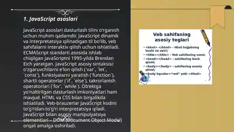 JavaScript yordamida interaktiv veb -elementlarni yaratish 3