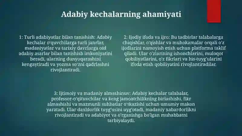 BoshlangʻIch Sinf Matematikadan Adabiy Kechalarni Tashkil Etish 3