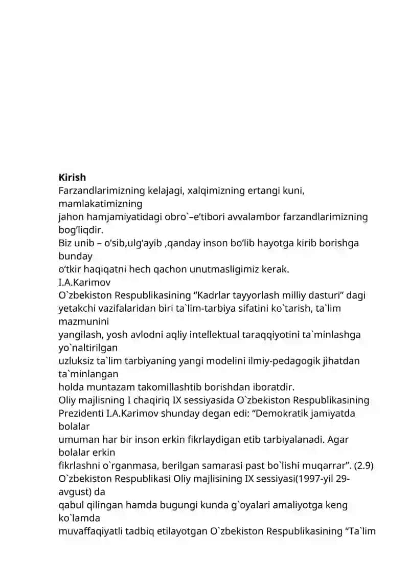 Dosyazova Lobarning ONA TILI OQITISH METODIKASI 3