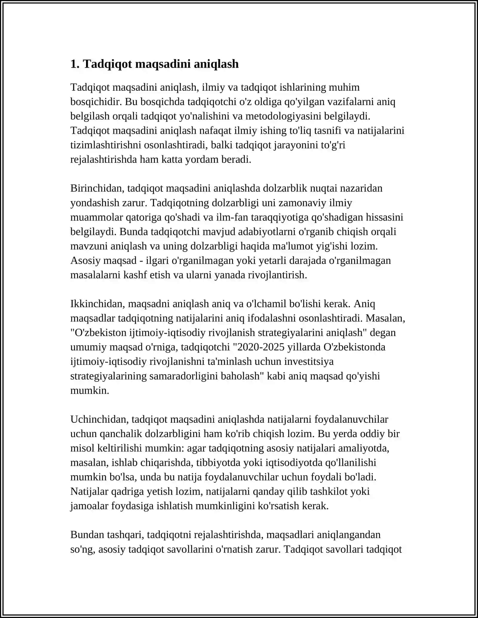 TAQIQOTLAR OLIB BORISH JARAYONI VA UNI TASHKIL ETISH 3