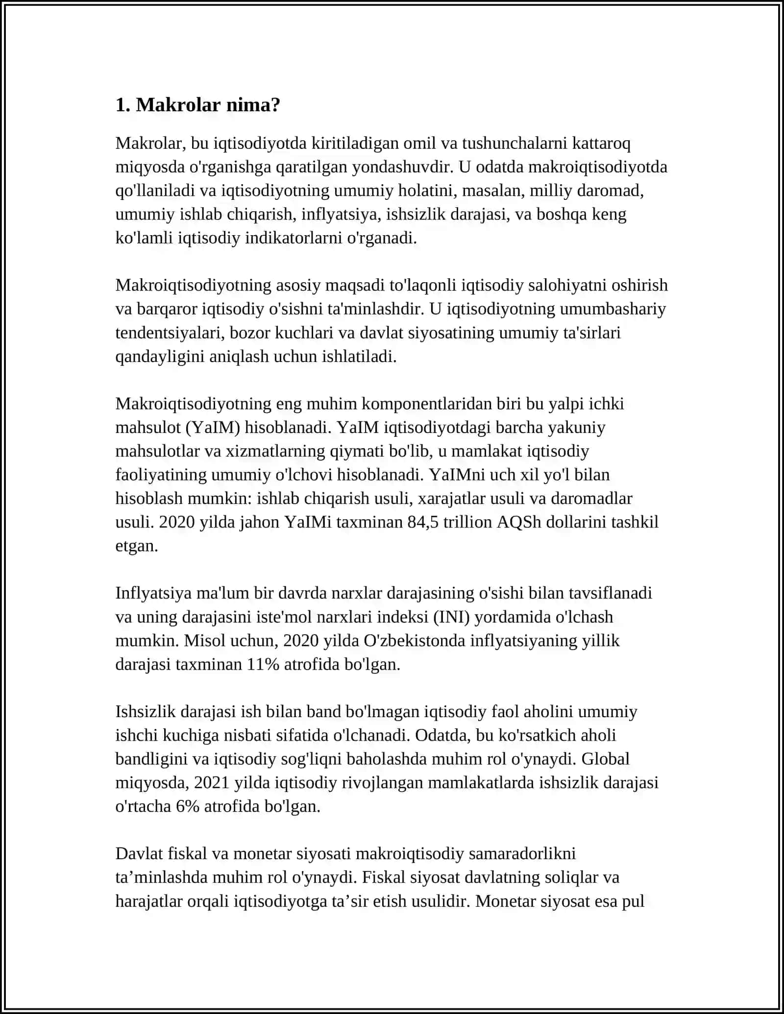 MS ACCESS DA MAKROBUYRUQLAR (MAKROSLAR) 3