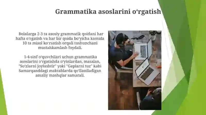 Boshlanĝich ta'limda matn ustida ishlash yuzasidan umumiy tavsiyalar 3