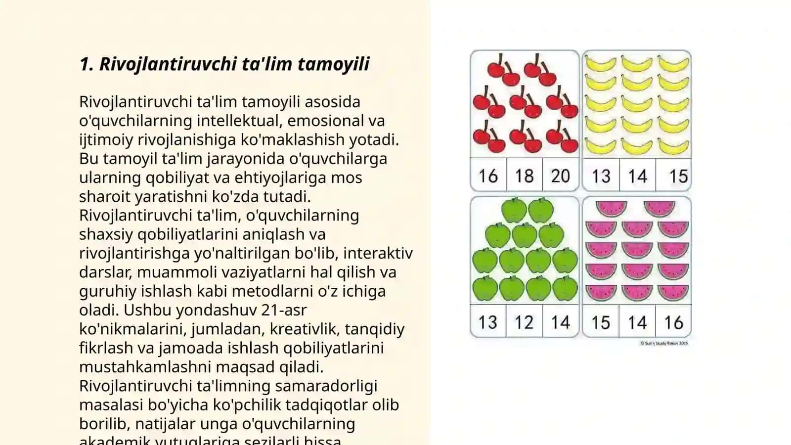 Tasavvurlarini shakllantirishda ta'limning asosiy didaktik tamoyillari 3