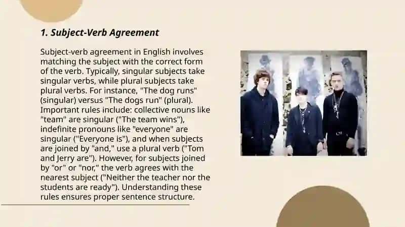 the secondary parts of the sentence 3
