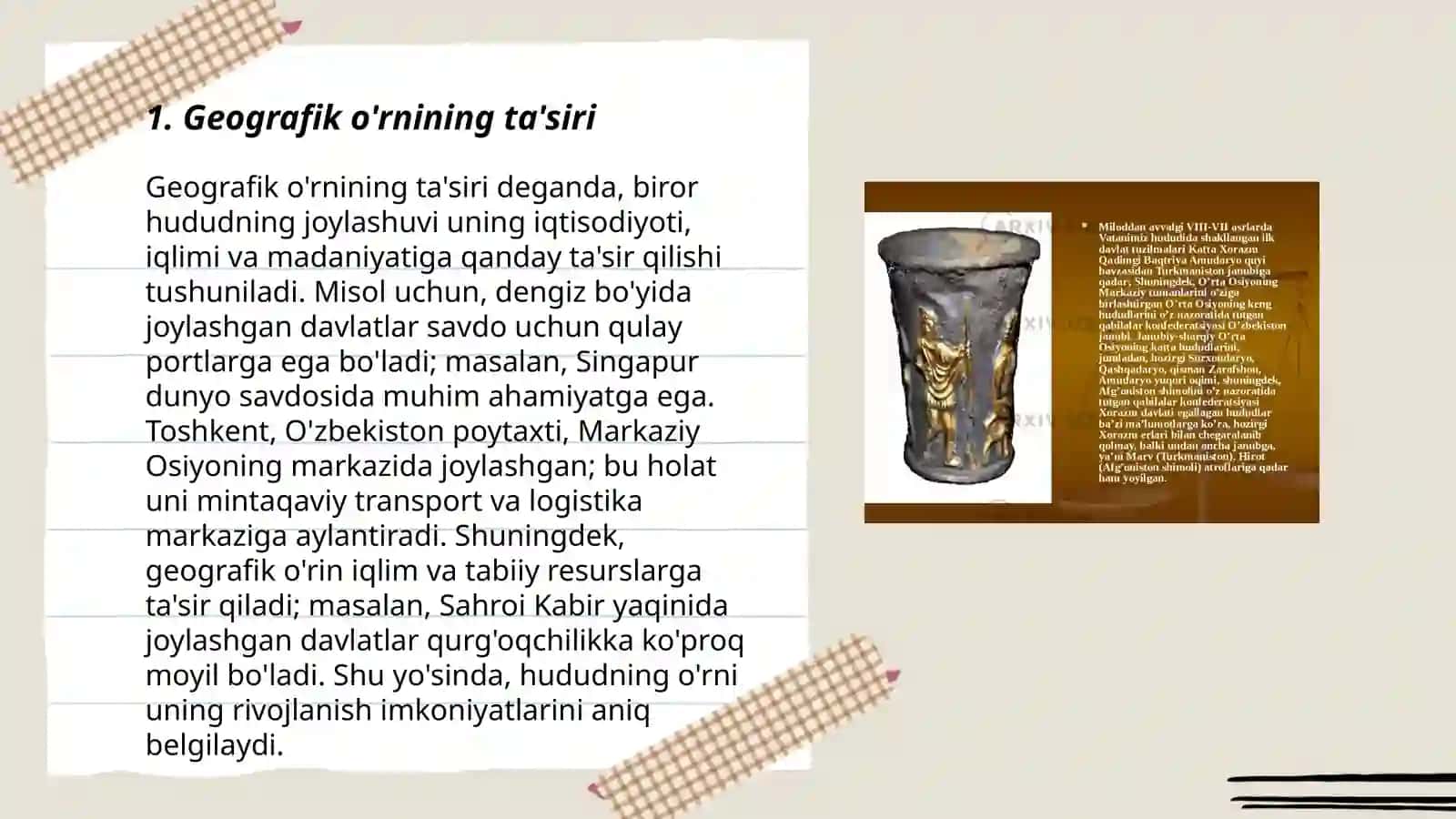 Geografik o'rnining ta'siri 3