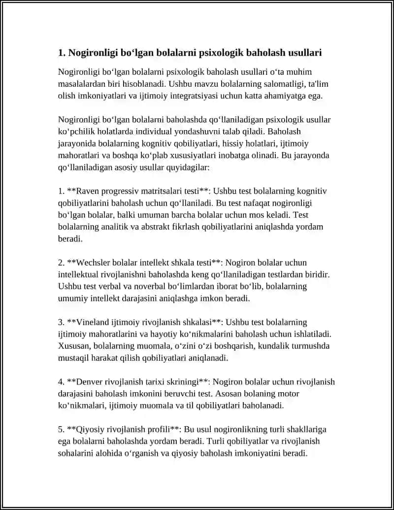 NOGIRONLIGI BÕLGAN BOLALAR BILAN ISHLASHDA PSIXOLOGNING ROL 3