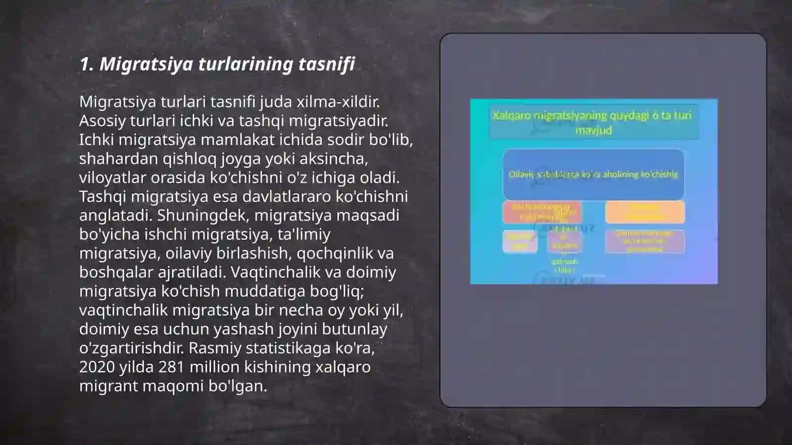 Migratsiya Turlarining Tasnifi 3