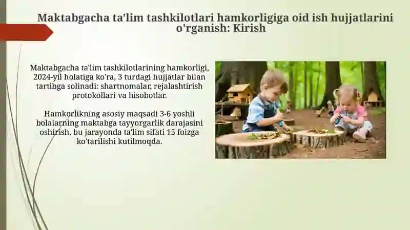 Maktabgacha talim tashkilotlarining hamkorlikga doir ish hujjatlari 3