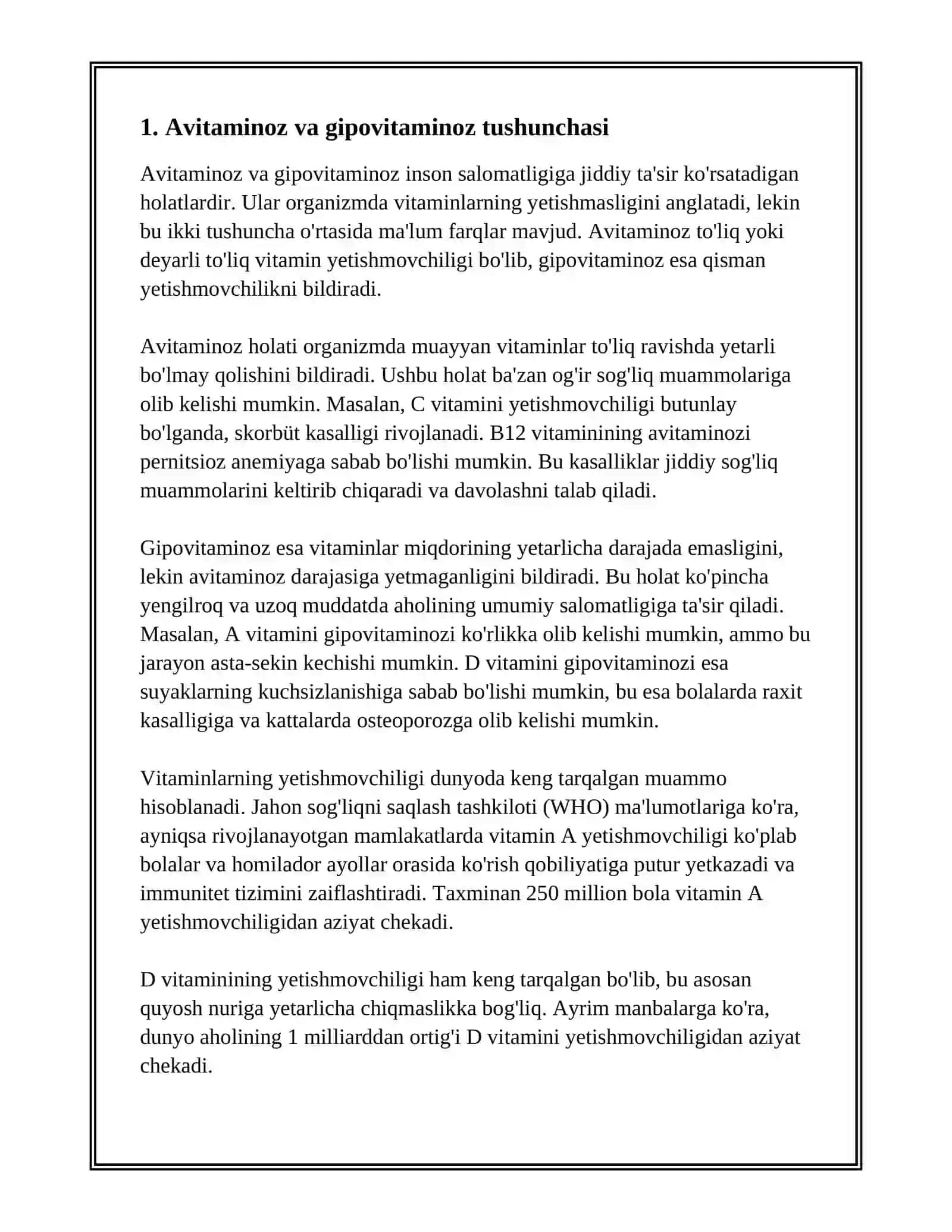 AVITAMINOZ VA GIPOVITAMINOZLAR 3