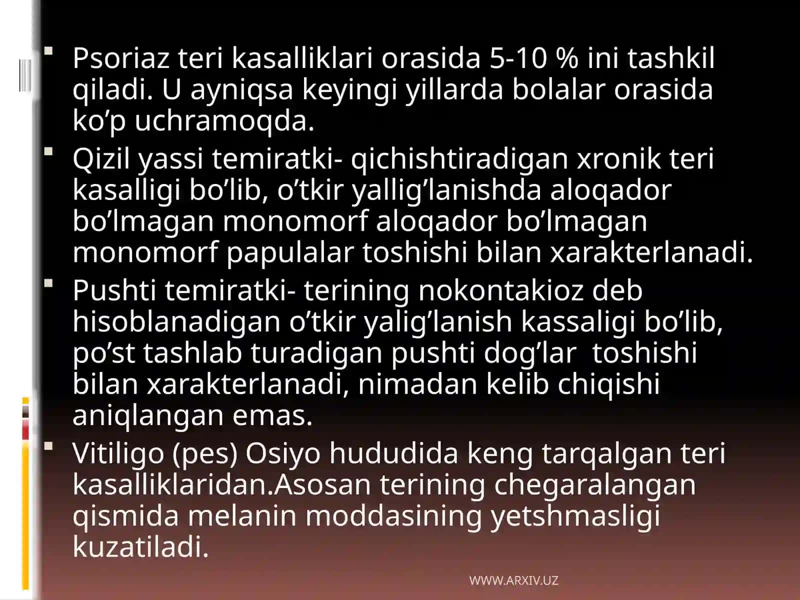 PSORIAZ turlari klinikasi 3