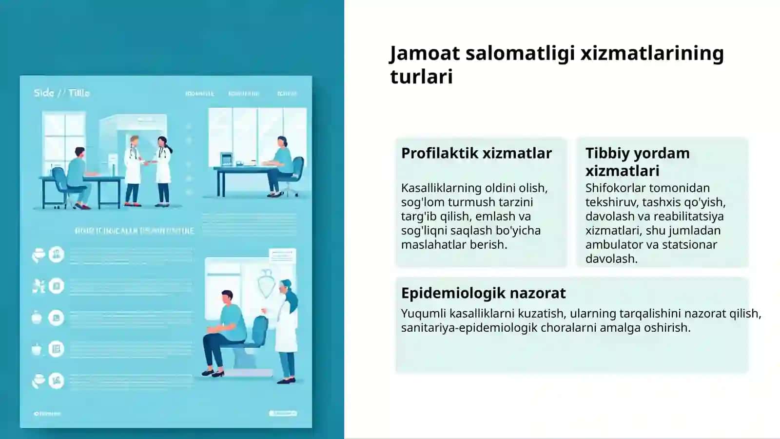 Jamoat salomatligi: asosiy tamoyillar 3