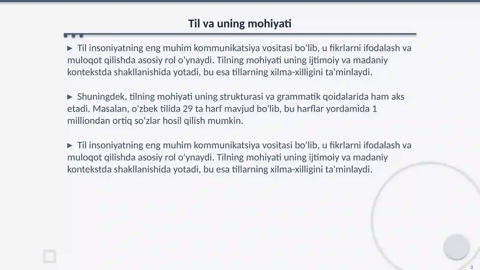 Tilning imkoniyat nutqining voqelik ekanligi 3