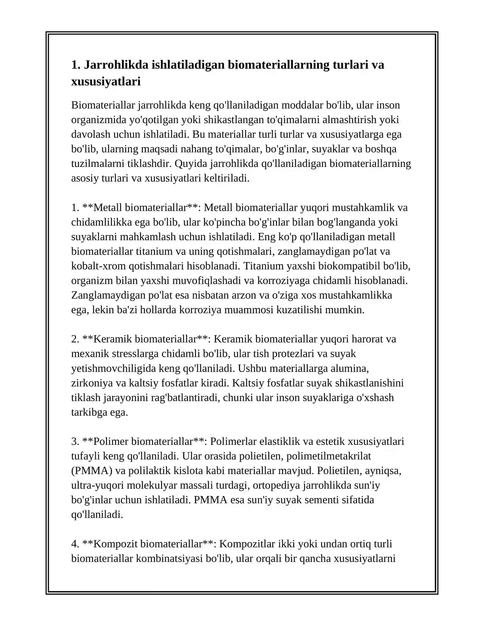 JARROXLIKDA BIOMATERIYALLAR VA IMPLANTLARDAN FOYDALANISH 3