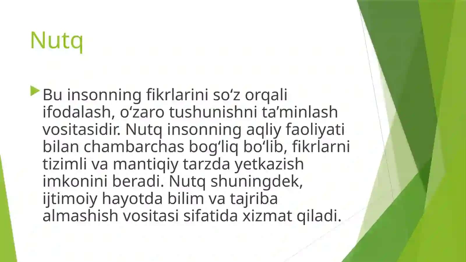 Nutq va muloqot 3