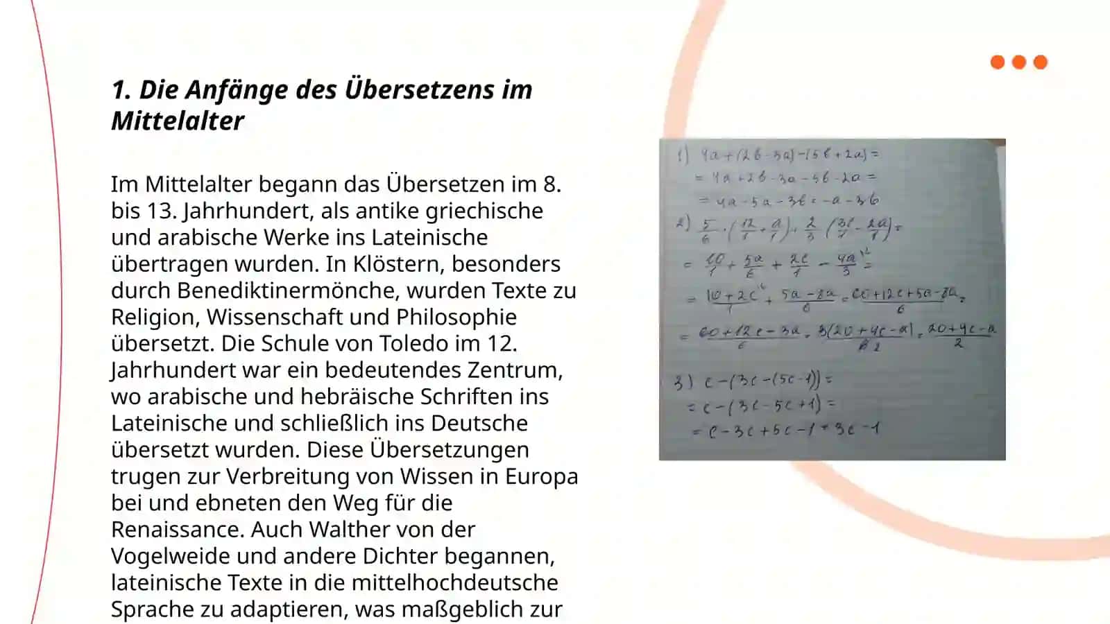 Die Geschichte des Übersetzens Hauptetappen des Übersetzungsdenken 3