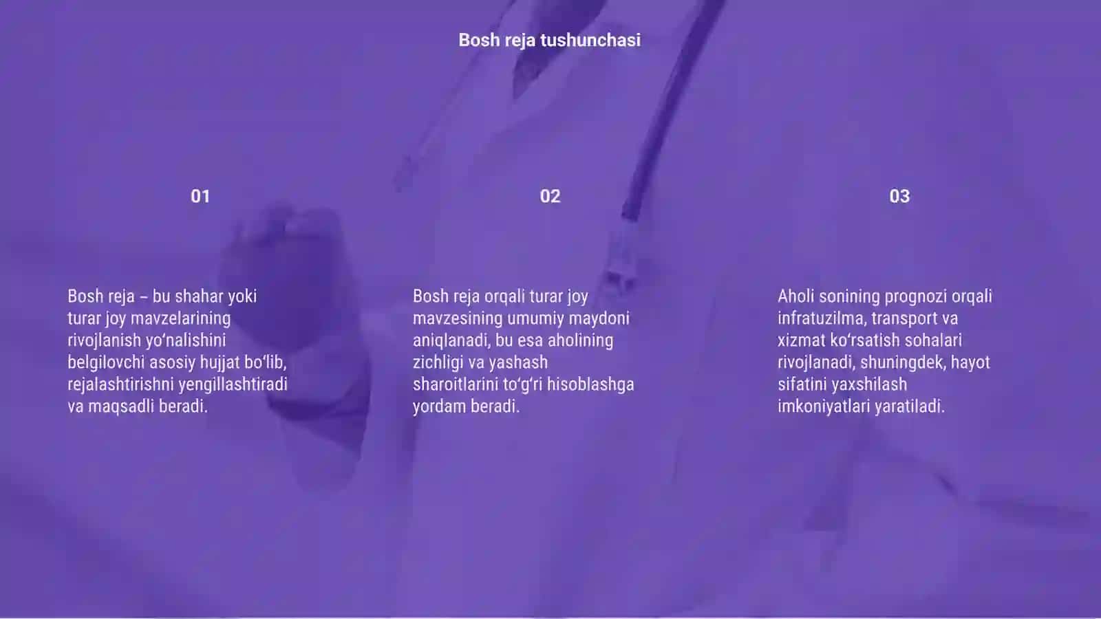 Turar joy mavzelarining bosh rejasi maydonini va aholini sonini aniqlash 3