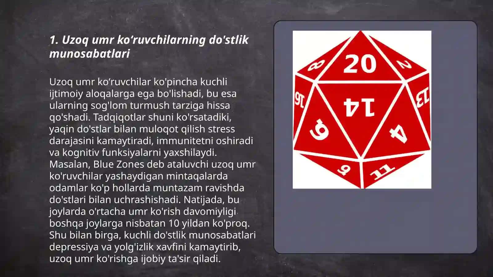 Uzoq umr ko'ruvchilarning do'stlik munosabatlari 3
