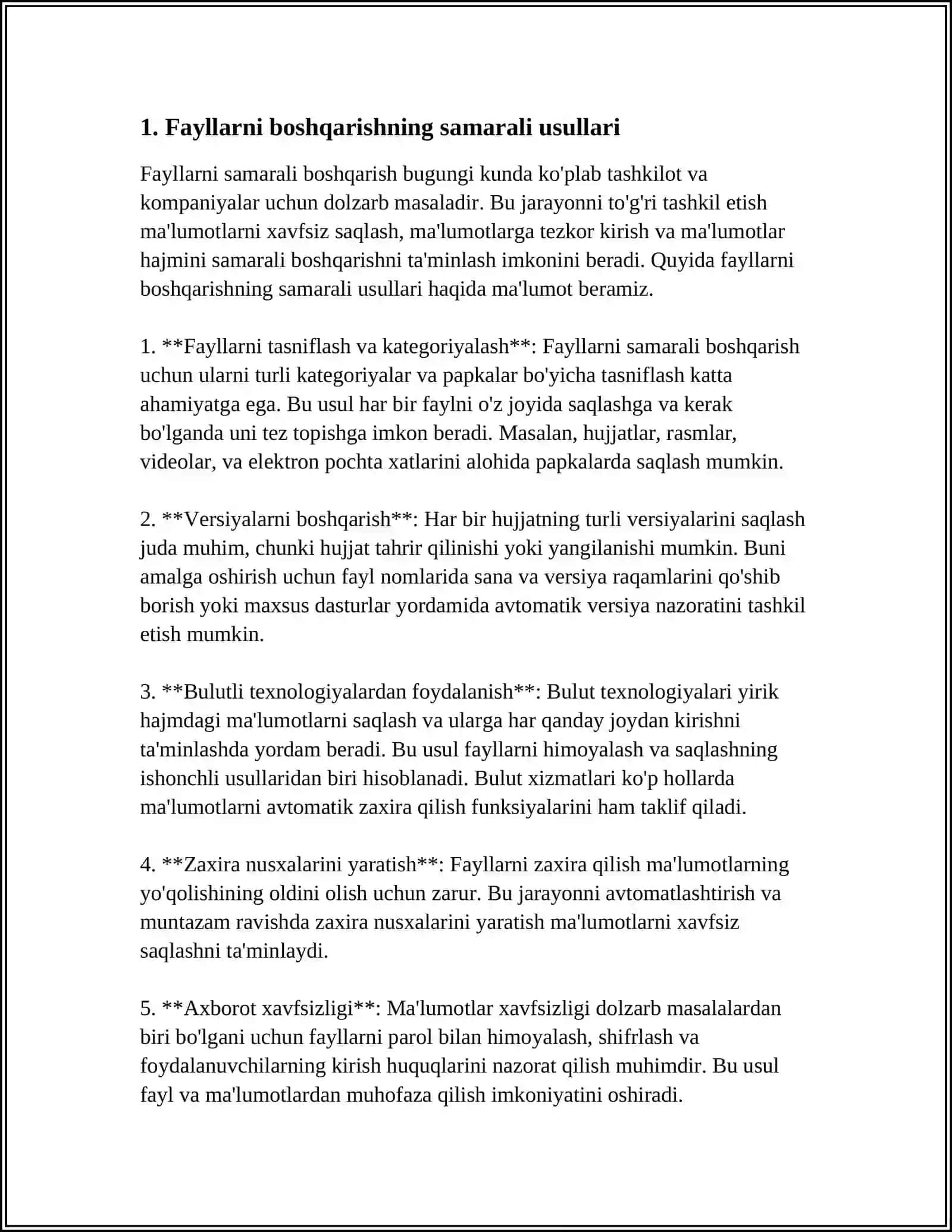 FAYLLAR BILAN ISHLASHNING YANGI USULLARI 3