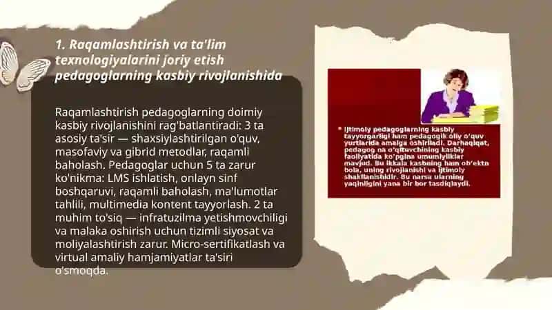 Pedagoglarni kasbiy rivojlanishiga doir yetakchi tendensiyalar 3