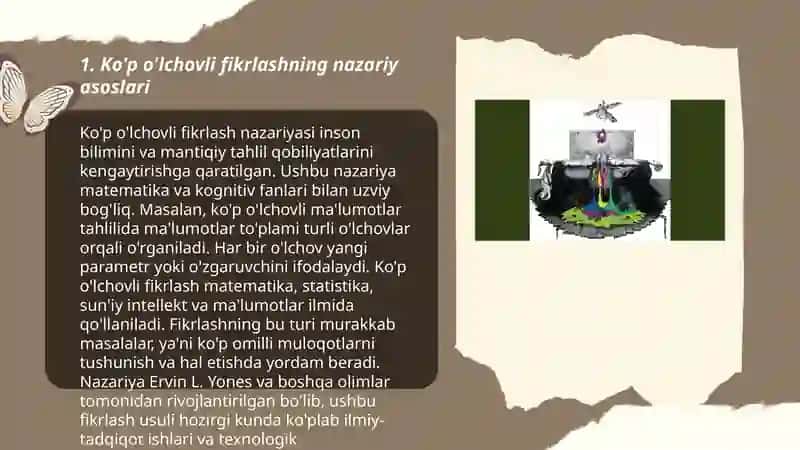 Ko'p o'lchovli fikrlash, ijodiy o'zini o'zi rivojlantirish 3