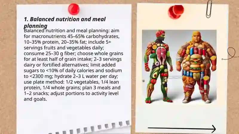Balanced nutrition and meal planning 3