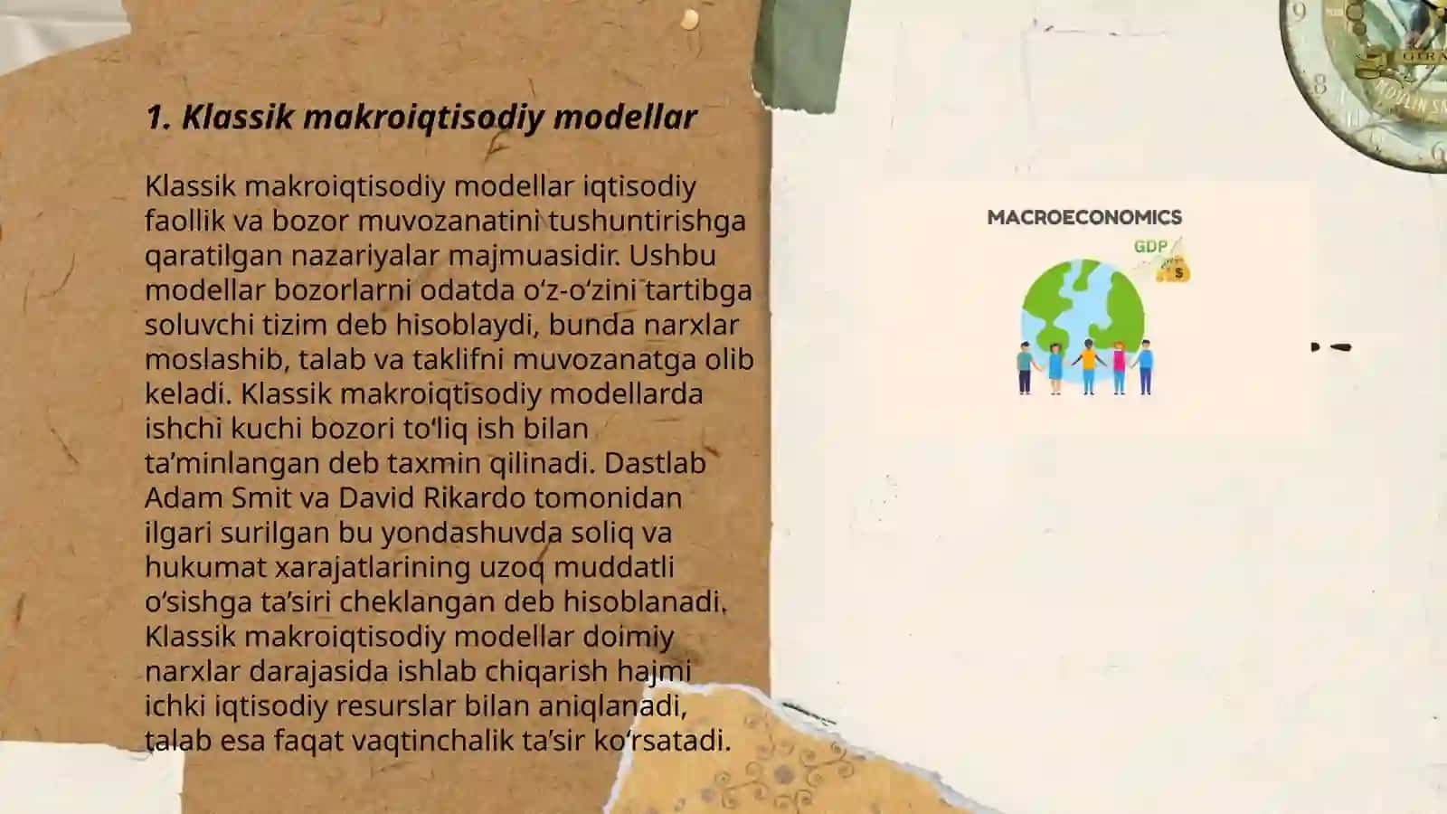 Klassik makroiqtisodiy modellar 3