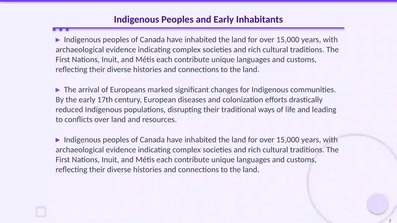 Hiatory of Canada 3