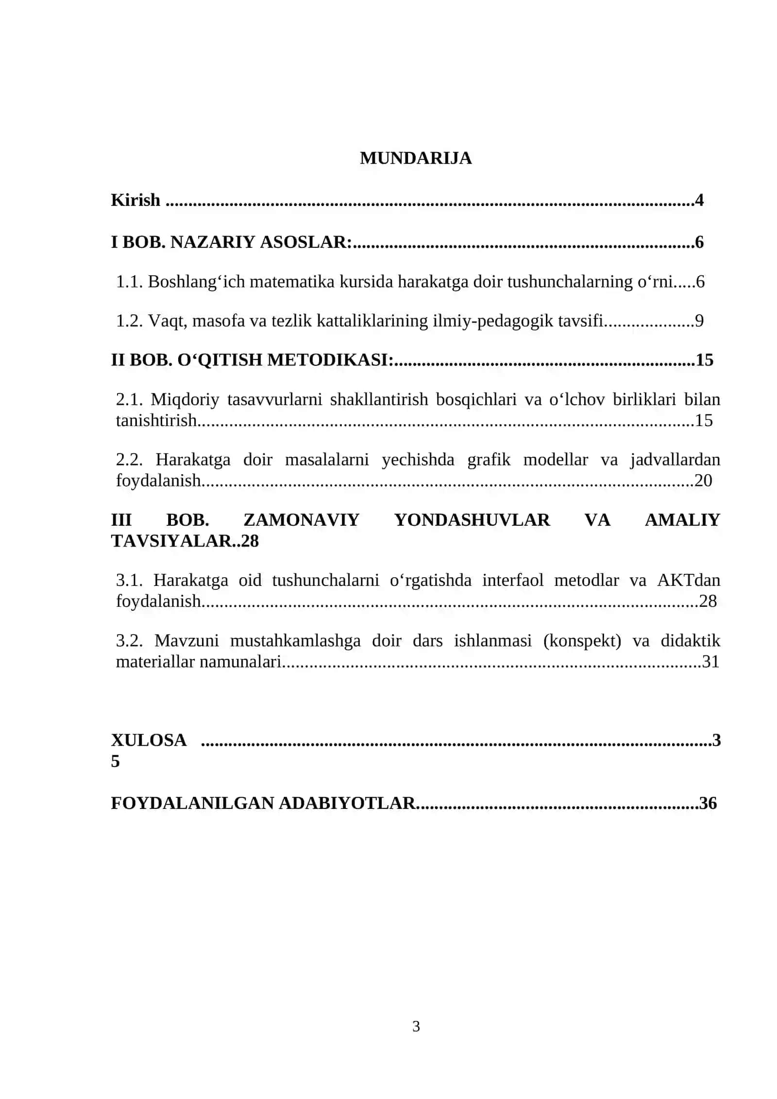 VAQT, MASOFA, TEZLIK HAQIDA TASAVVURLARNI TARKIB TOPTIRISH VA ULARNING O‘LCHOV BIRLIKLARI BILAN TANISHTIRISH METODIKASI. 3