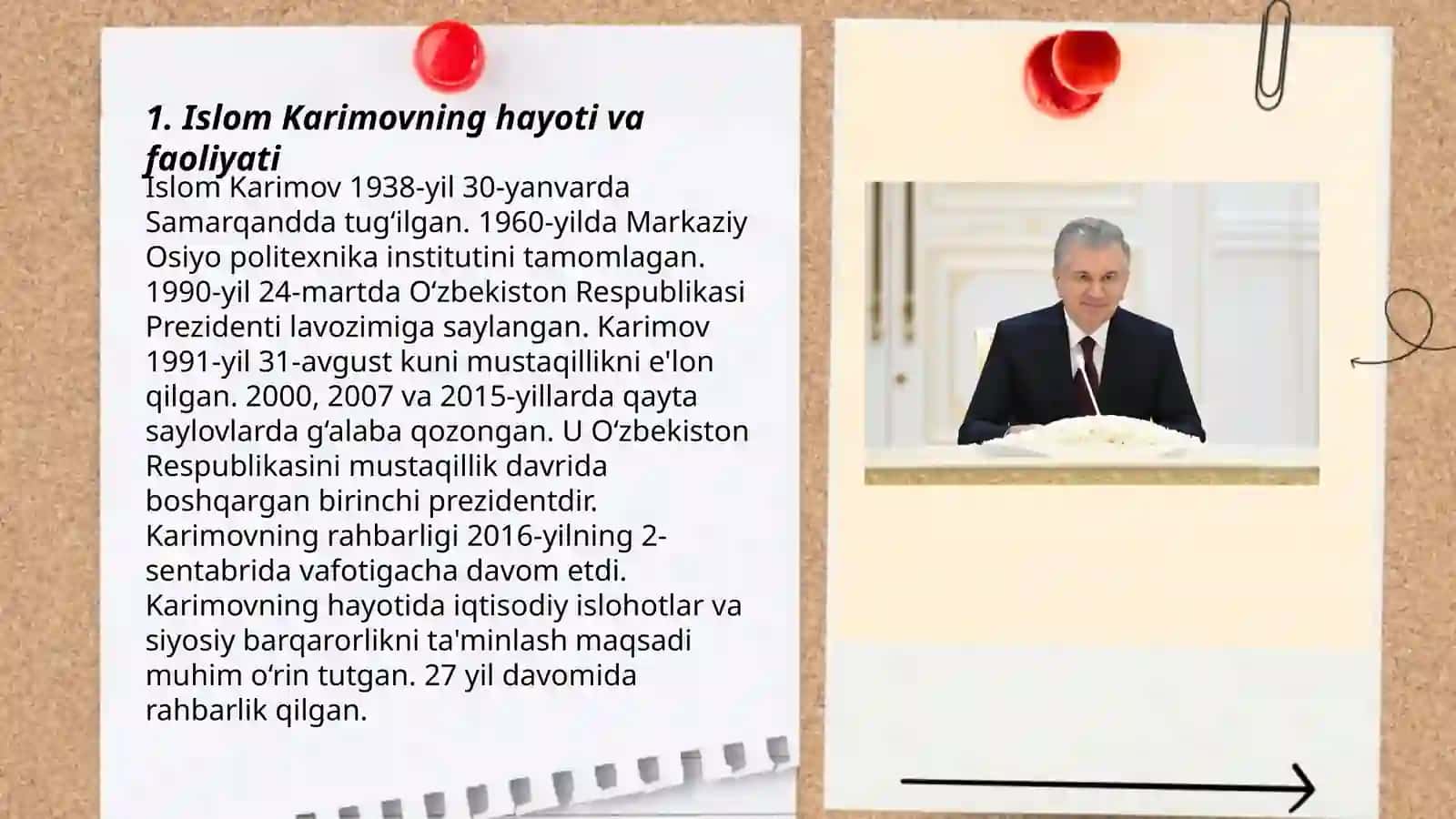Islom Karimov O'zbekiston birinchi prezidenti 3