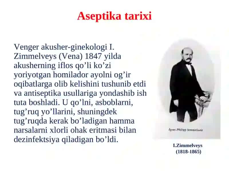 АNTISЕPTIKА VА АSЕPTIKА АSОSLАRI 3