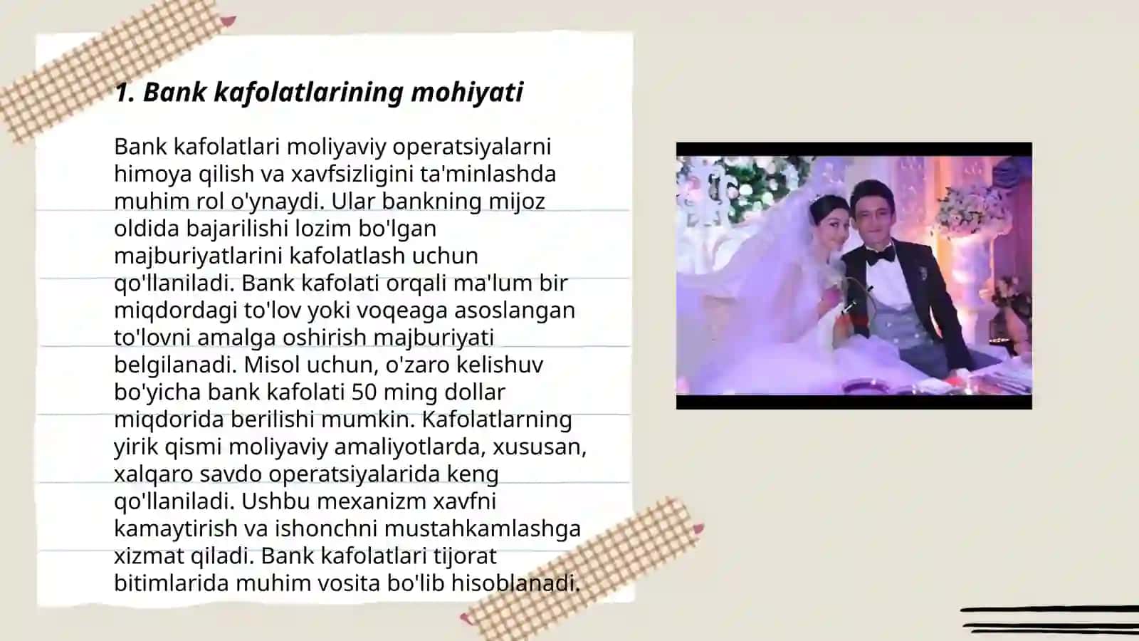 Bank kafolatlar va ularning xalqaro savdodagi oʼrni 3