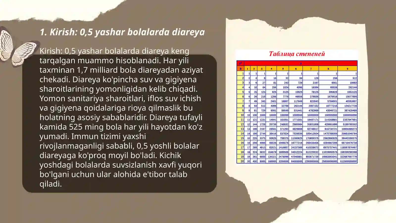 0,5 yoshli bolalarda diareya kasalligini integrallashgan usulida olib borish 3