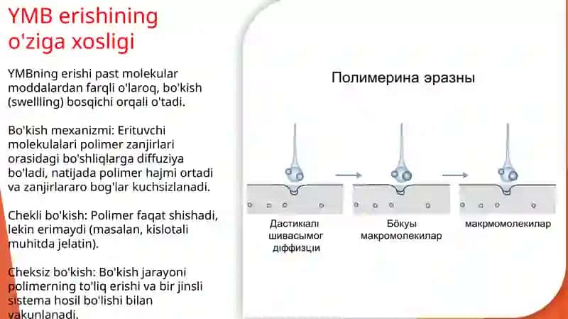 Yuqori molekular birikmalar eritmalarining xossalari. Qonning reologik xossalari 3