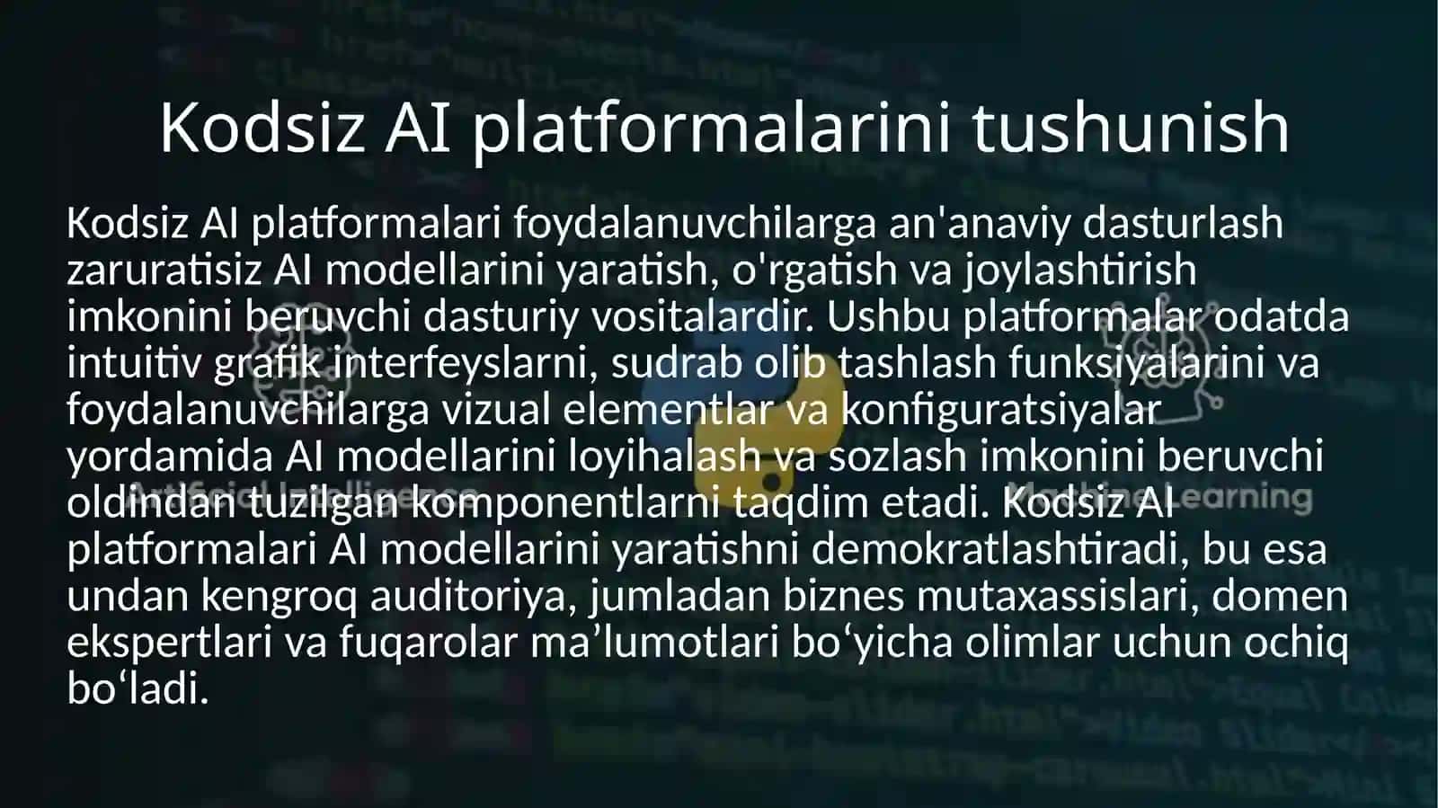 SHOHRUHNING SUN'IY INTELLEKT ASOSLARI FANIDAN MUSTAQIL ISHI 3