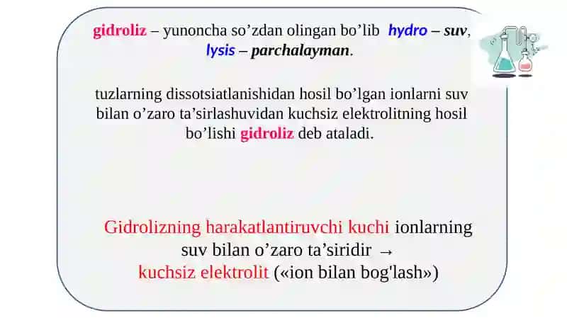 Tuzlargidrolizi 3